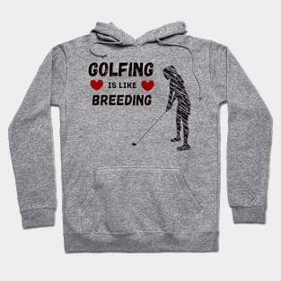 Golfing Girl Hobbies Hoodie